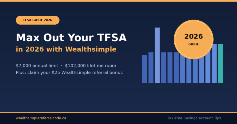 How to Max Out Your TFSA in 2026 Using Wealthsimple (And get a $25 Referral Bonus)